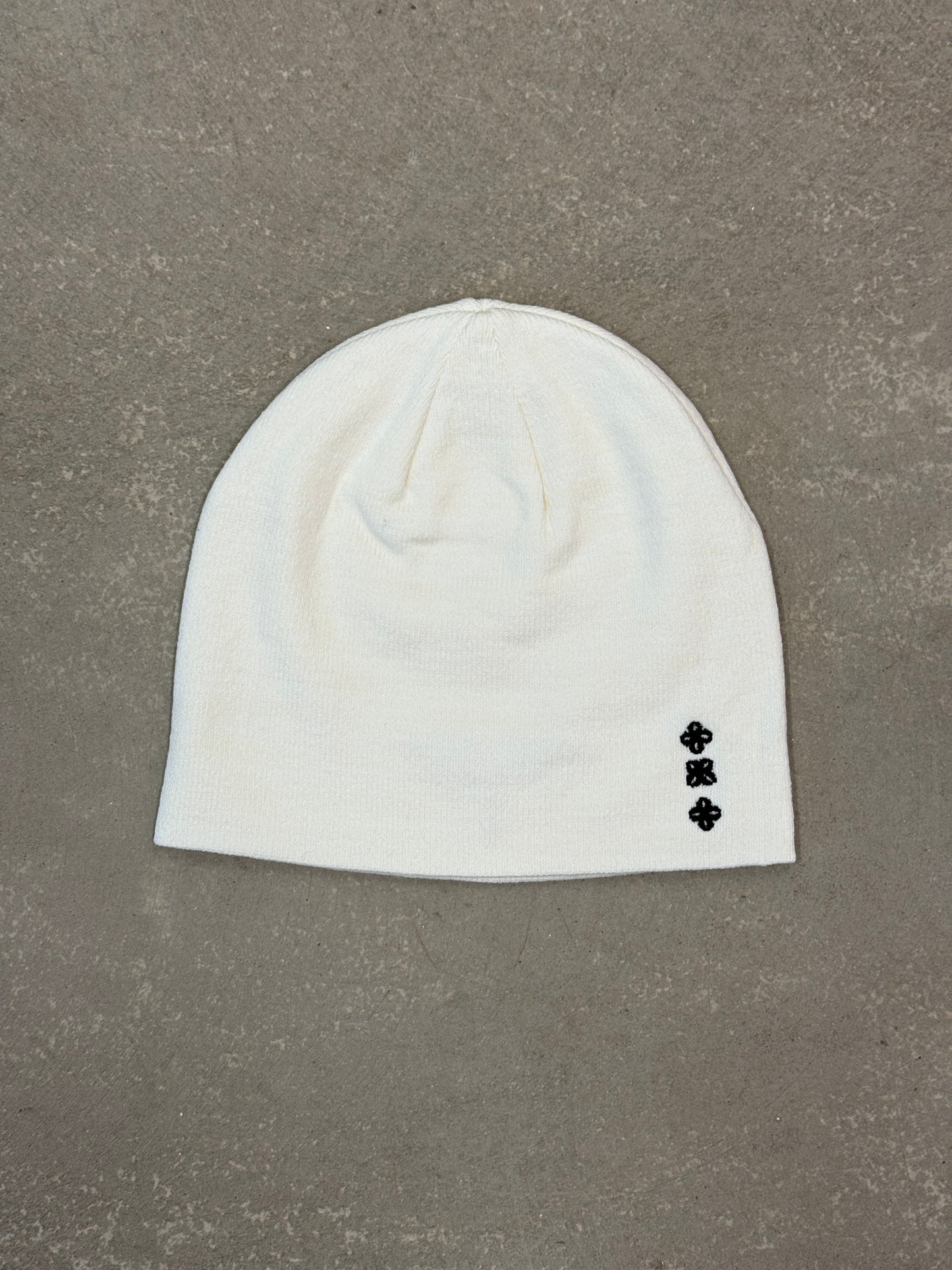 White logo beanie