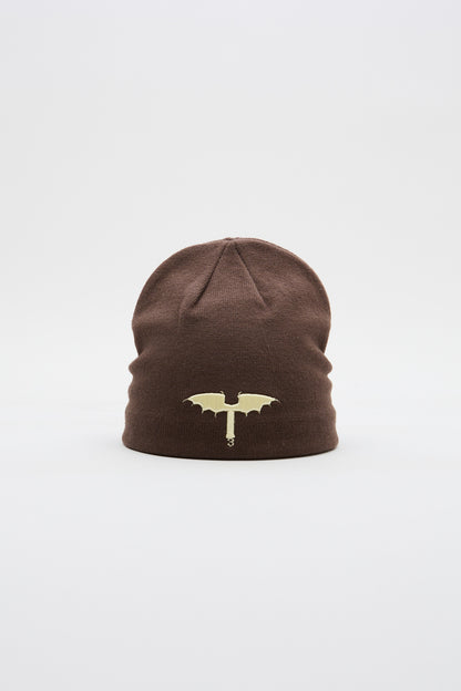 brown beanie
