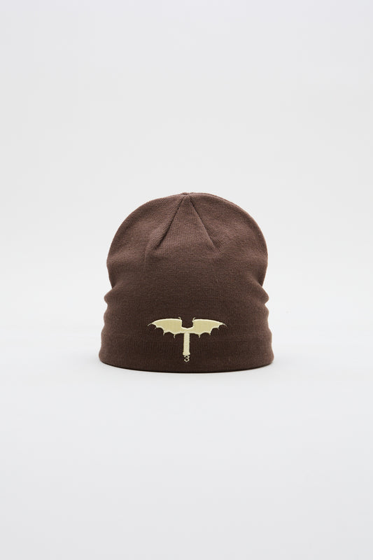 brown beanie
