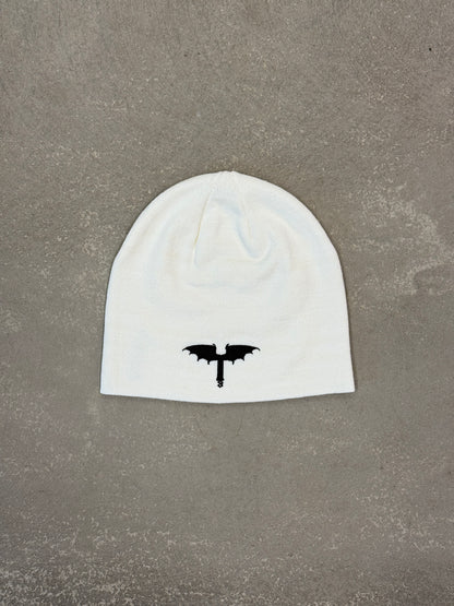 White logo beanie