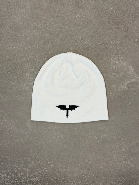 White logo beanie