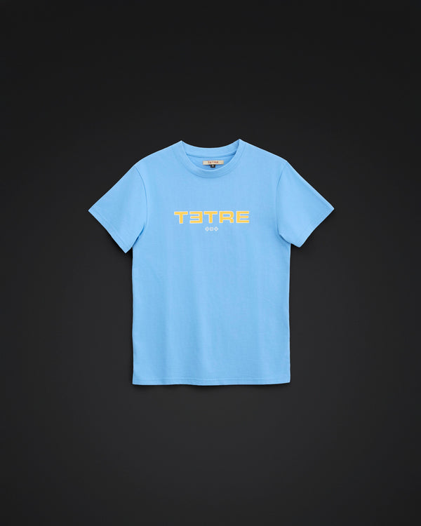 Blue logo tee