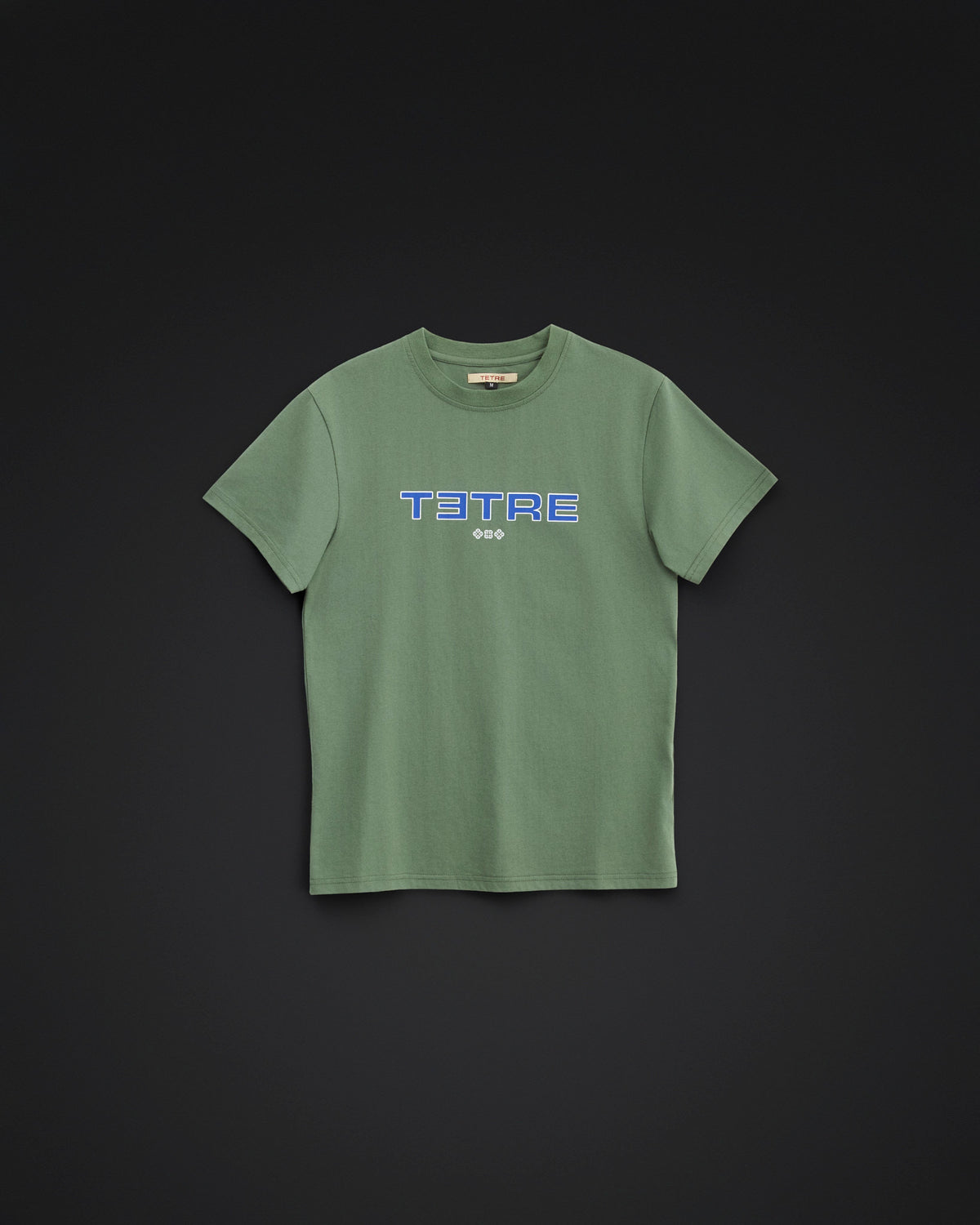 Green logo tee
