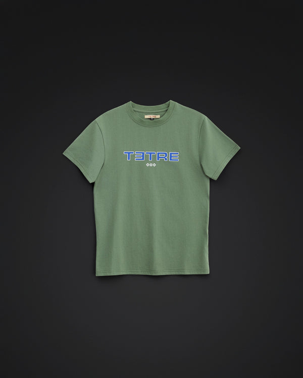 Green logo tee