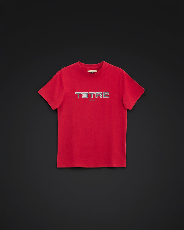 Red logo tee