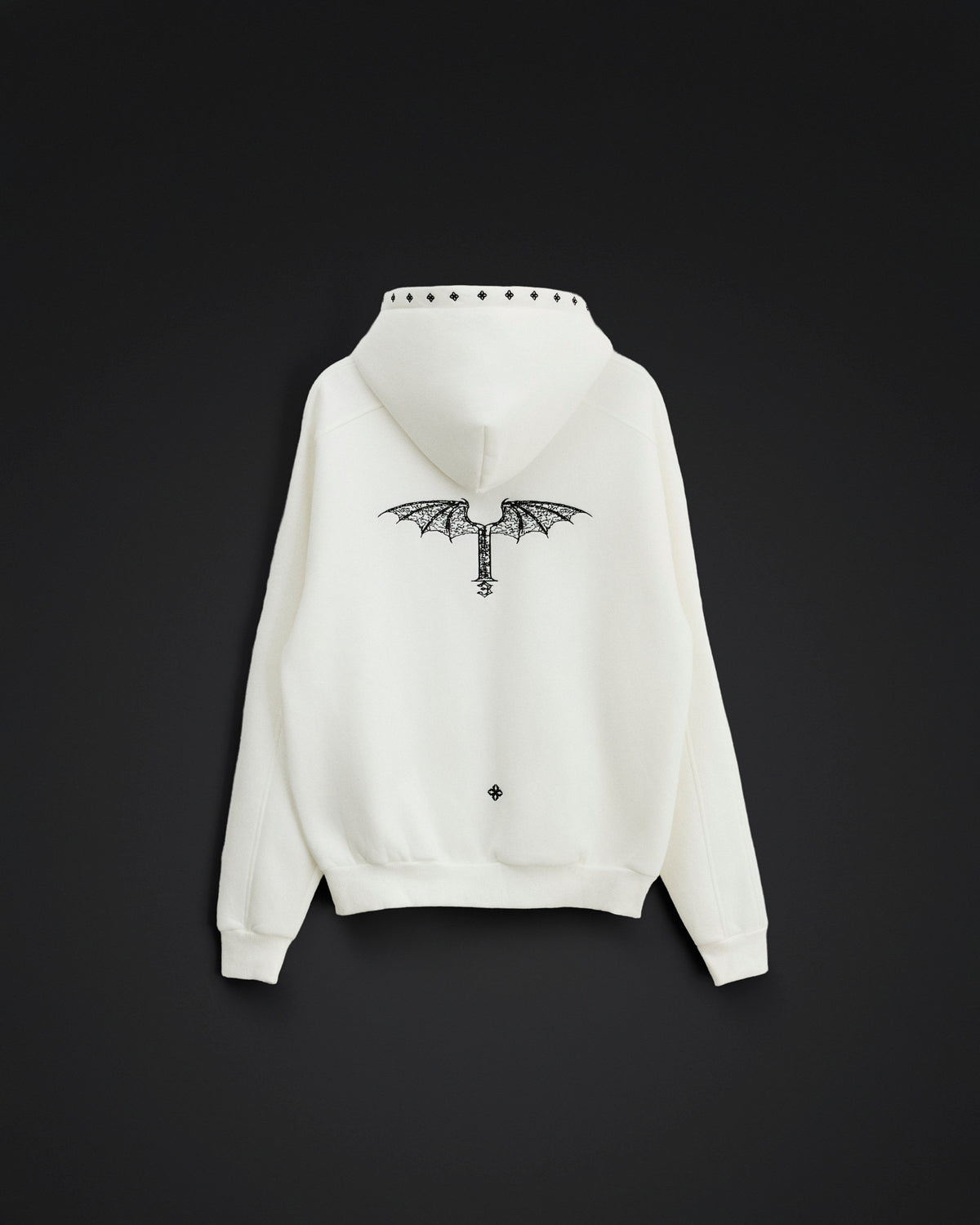 White hoodie