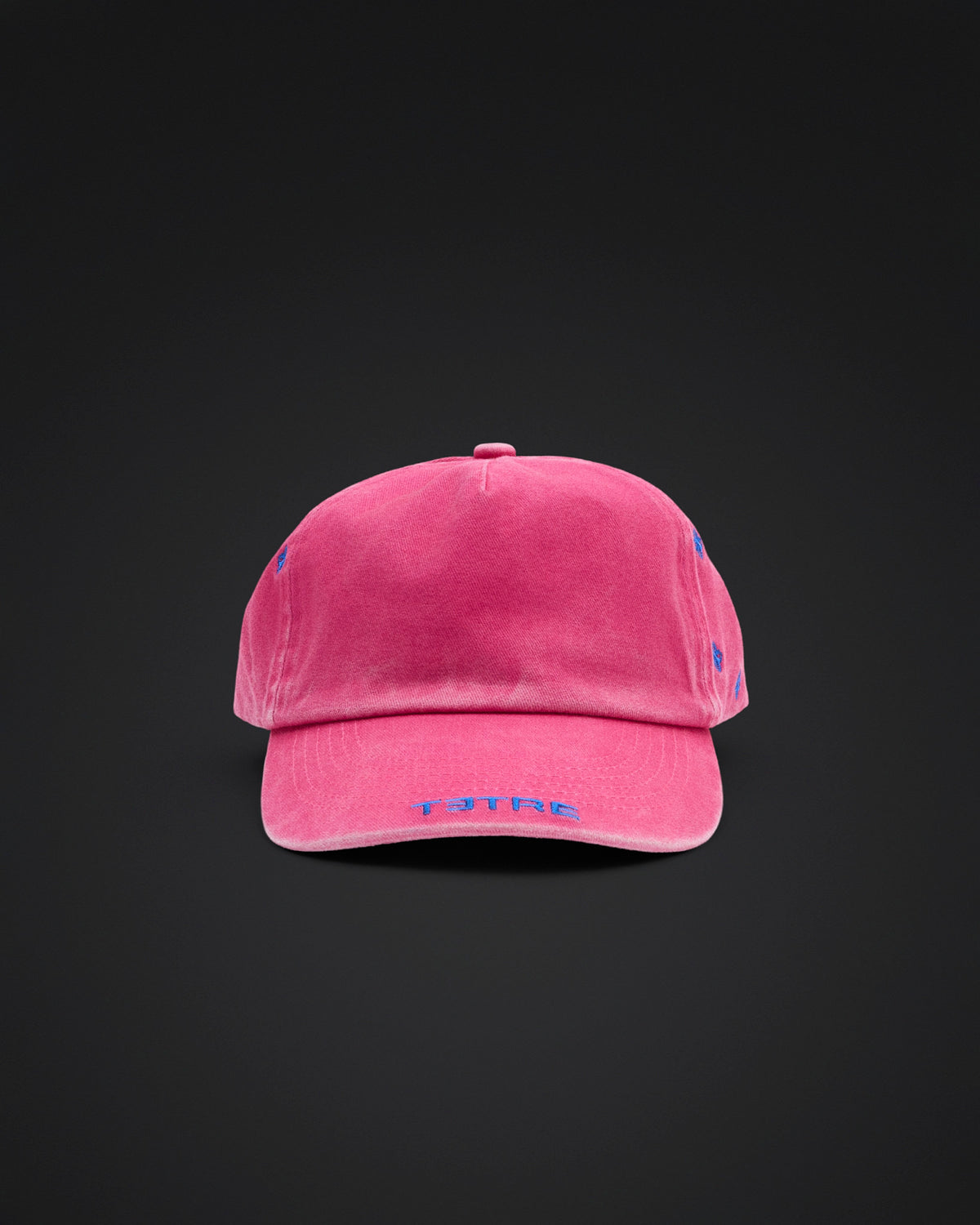 Pink stud logo cap