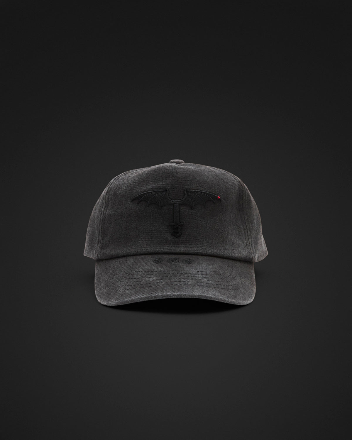 Black logo cap