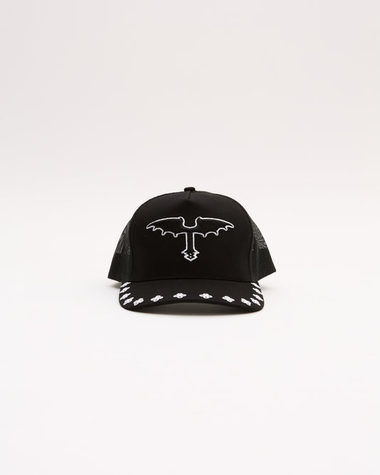 Black&white cap