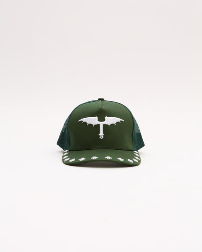 Green cap