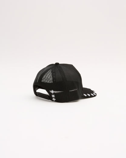 Black&white cap