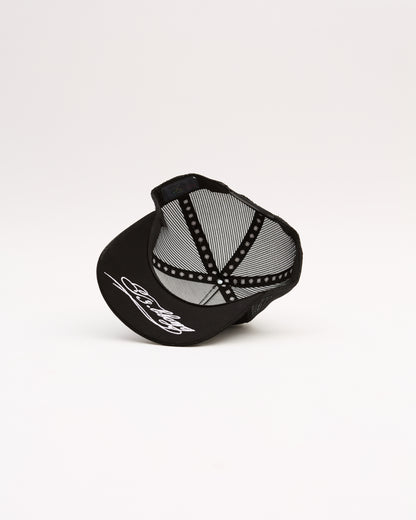 Black&white cap