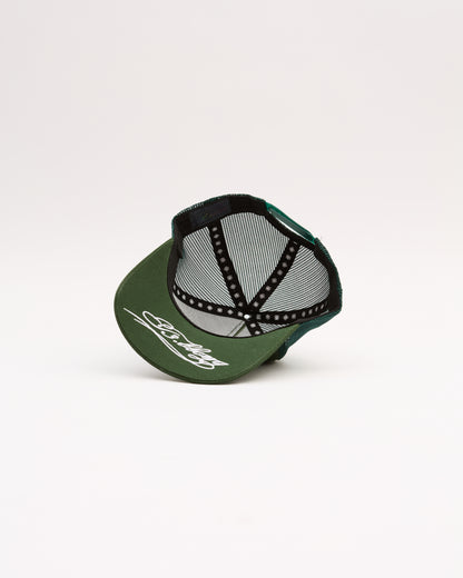 Green cap