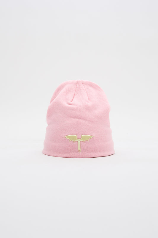 pink beanie